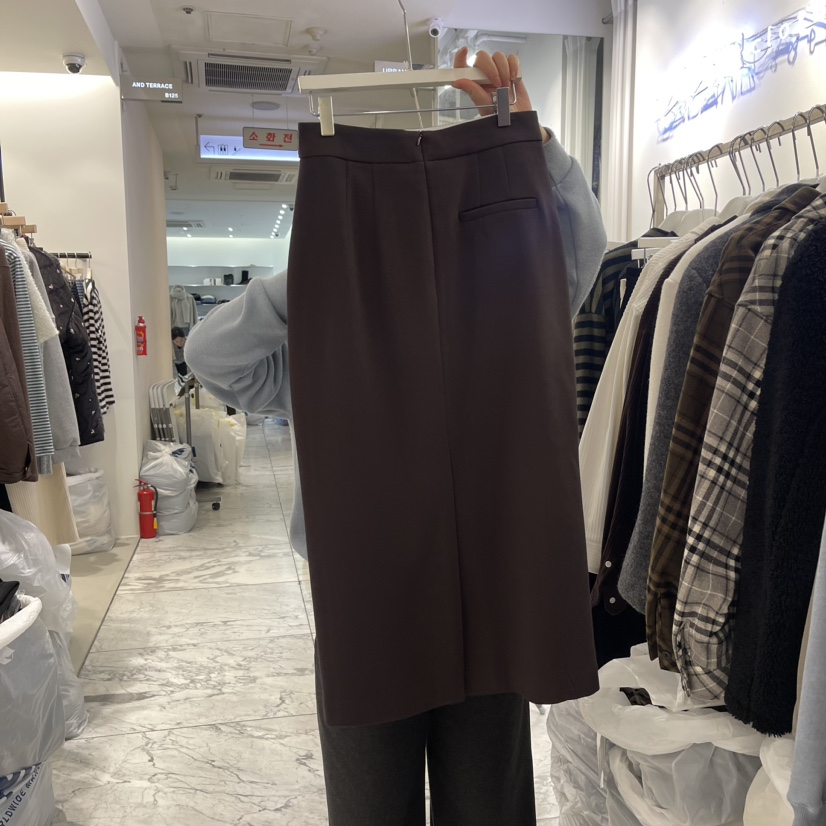 URBANE cloth東大門直郵女士新品24秋夏人氣真品長裙拉絲TRUE長裙