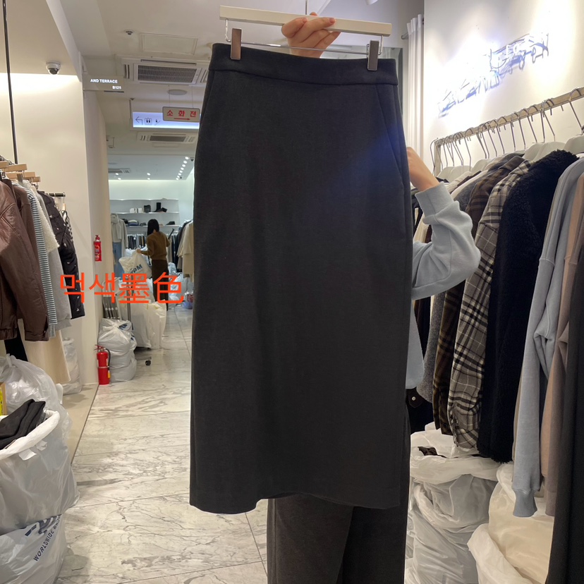 URBANE cloth東大門直郵女士新品24秋夏人氣真品長裙拉絲TRUE長裙圖色2