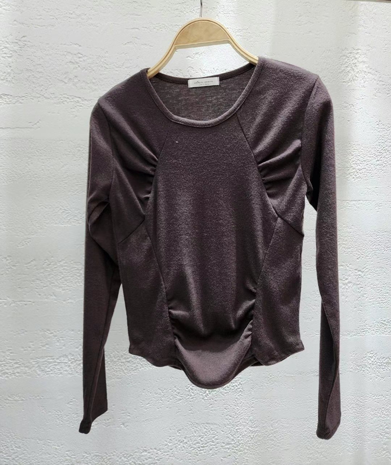 NEW RAINBOW東大門代購女裝新款職業推薦休閑真品24秋夏長袖T恤NEW RAINBOW長袖T恤圖色3