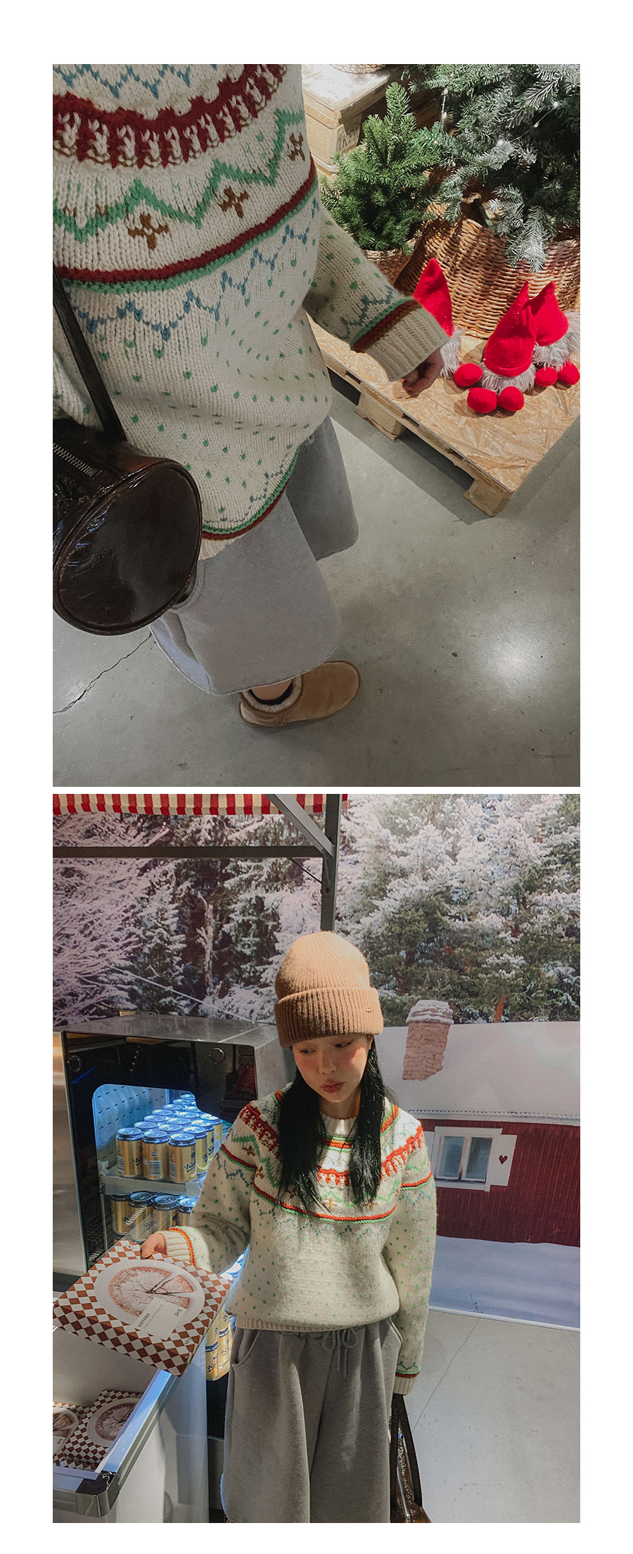 LIKE A韓國代購女士新品24秋夏休閑推薦時尚人氣真品針織衫LIKE A針織衫