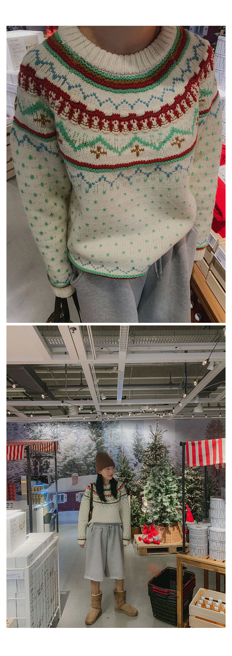 LIKE A韓國代購女士新品24秋夏休閑推薦時尚人氣真品針織衫LIKE A針織衫