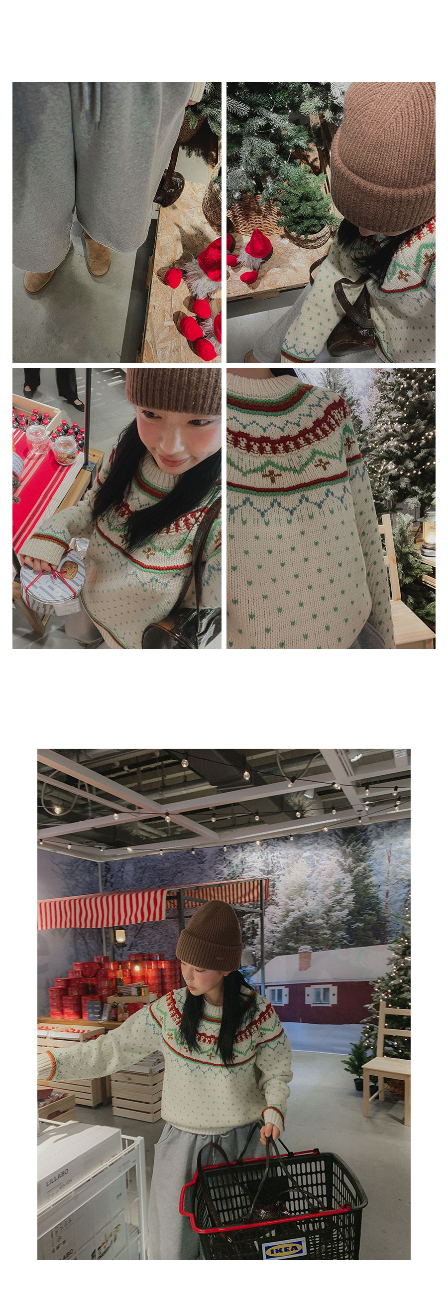 LIKE A韓國代購女士新品24秋夏休閑推薦時尚人氣真品針織衫LIKE A針織衫