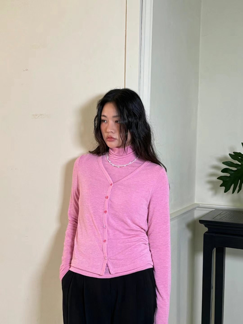 WEEKPLAN韓國直郵東大門代購女裝新品推薦真品休閑套裝開衫BLACKPIG套裝圖色2