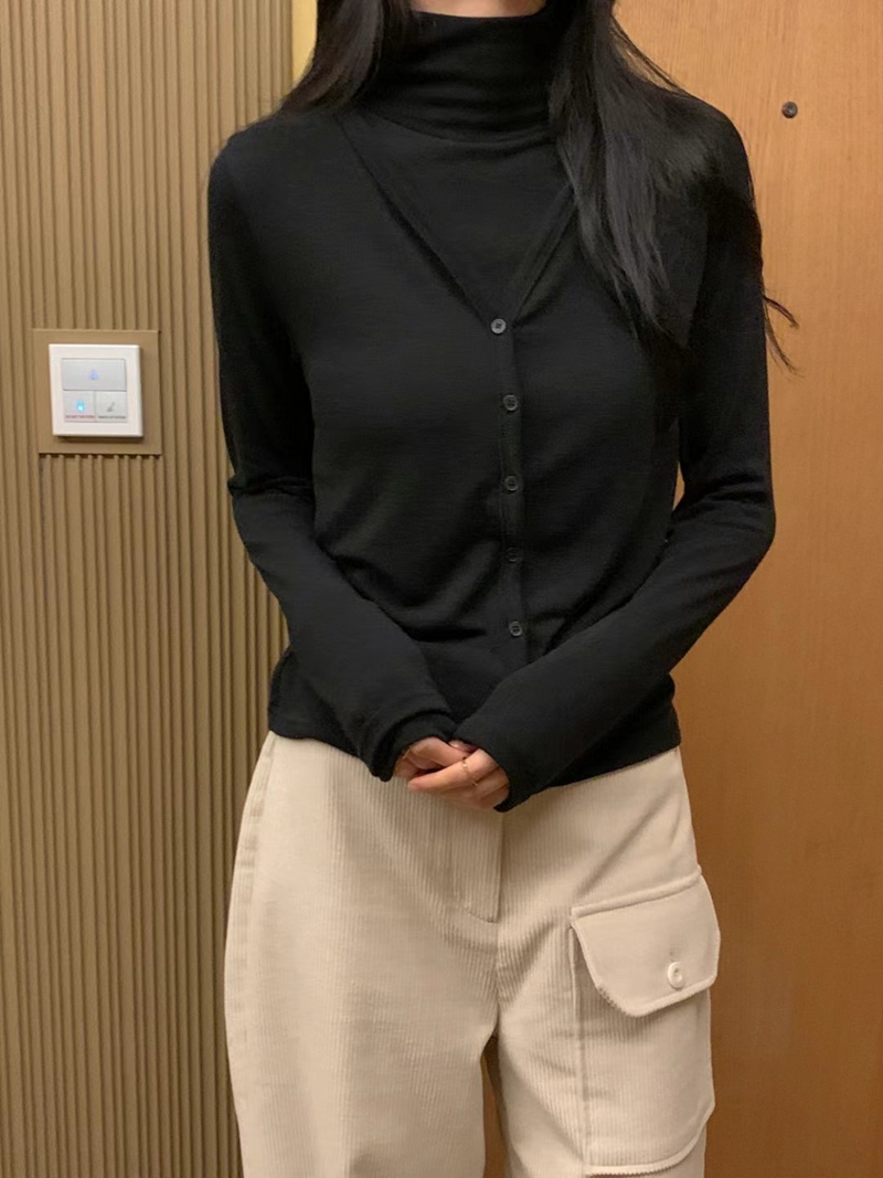 WEEKPLAN韓國直郵東大門代購女裝新品推薦真品休閑套裝開衫BLACKPIG套裝圖色3