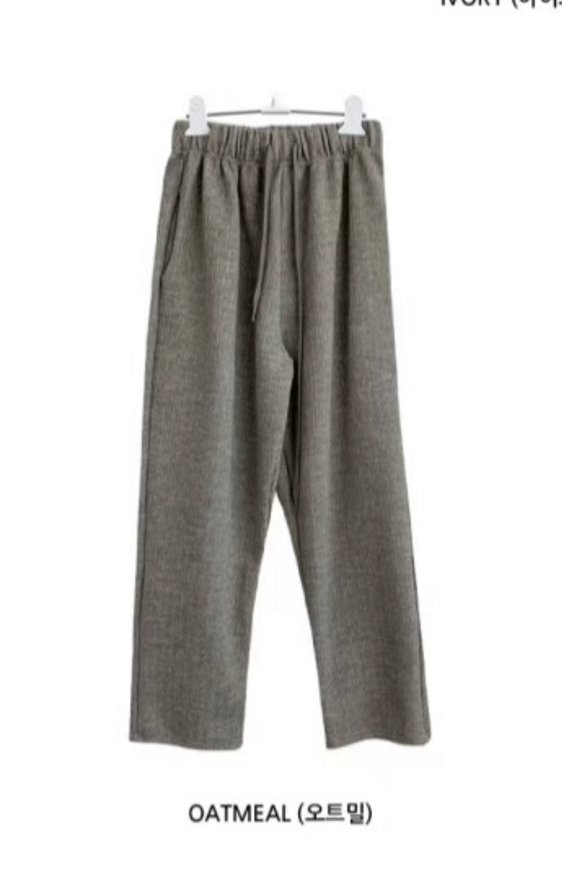 WEEKPLAN韓國直郵東大門實拍女裝新品真品24秋冬職業休閑褲BLACKPIG休閑褲