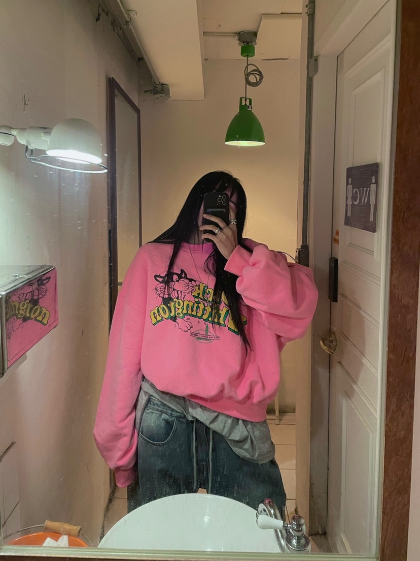 ABBEYLEE韓國直郵女裝新品熱賣真品24秋冬職業休閑人氣衛衣ABBEYLEE衛衣