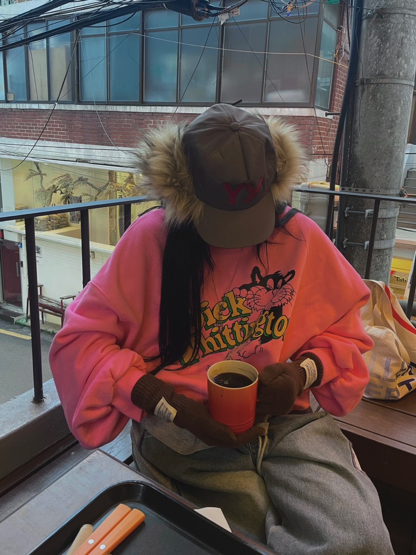 ABBEYLEE韓國直郵女裝新品熱賣真品24秋冬職業休閑人氣衛衣ABBEYLEE衛衣