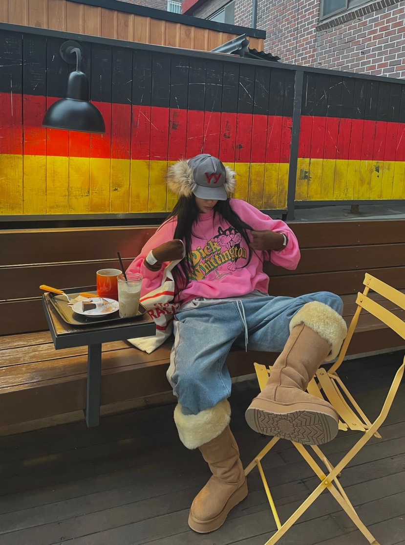 ABBEYLEE韓國直郵女裝新品熱賣真品24秋冬職業休閑人氣衛衣ABBEYLEE衛衣