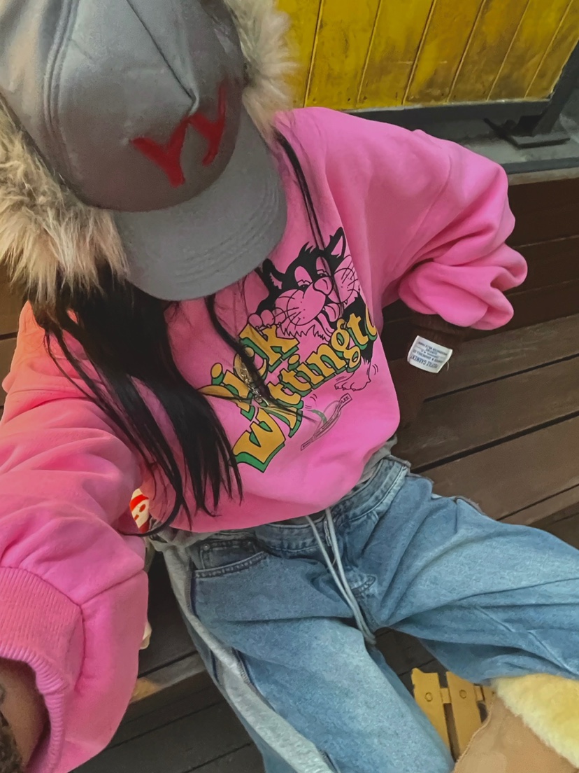 ABBEYLEE韓國直郵女裝新品熱賣真品24秋冬職業休閑人氣衛衣ABBEYLEE衛衣