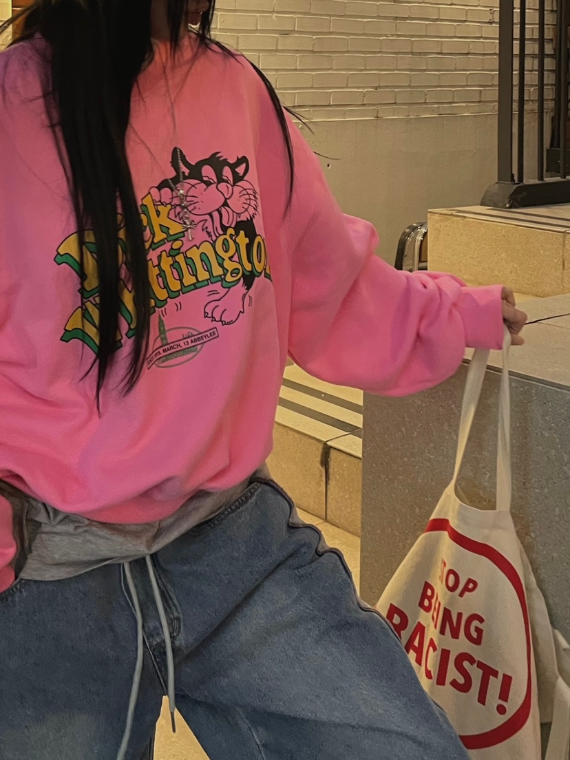 ABBEYLEE韓國直郵女裝新品熱賣真品24秋冬職業休閑人氣衛衣ABBEYLEE衛衣