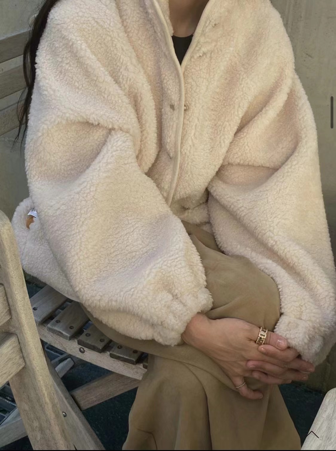 RATEL韓國直郵東大門代購女裝新品真品人氣24秋冬短款大衣RATEL短款大衣圖色2
