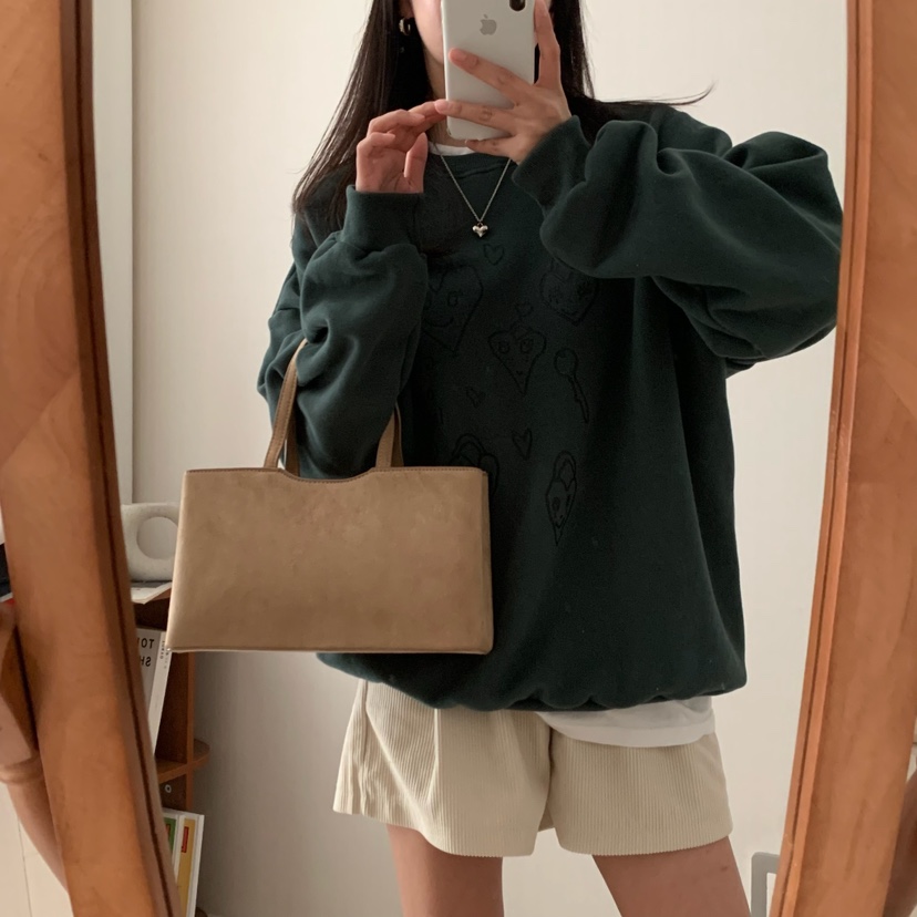 FROMJINI韓國直郵女裝新品熱賣時尚24秋冬人氣休閑衛衣拉絲FROMJINI衛衣