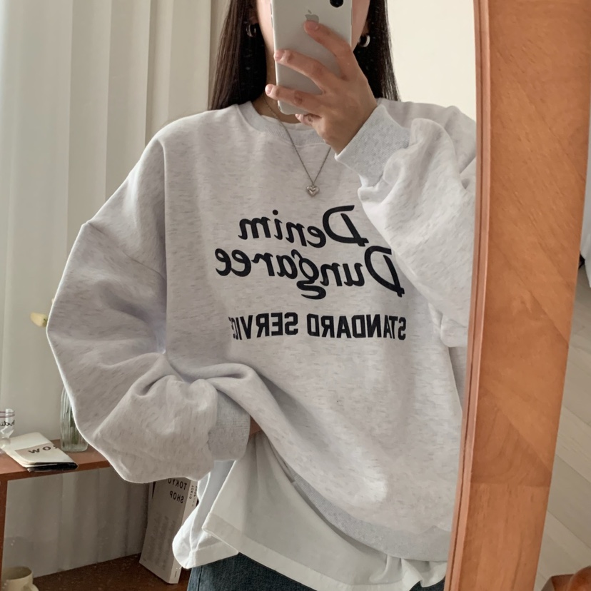 FROMJINI韓國直郵東大門代購女裝新款職業時尚24秋冬衛衣FROMJINI衛衣