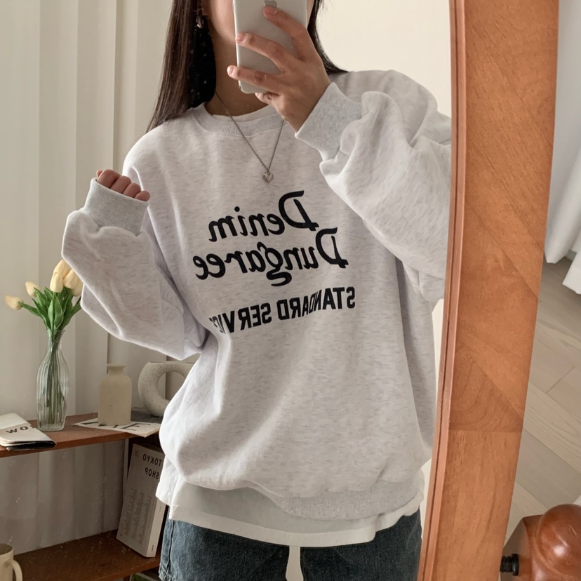 FROMJINI韓國直郵東大門代購女裝新款職業時尚24秋冬衛衣FROMJINI衛衣