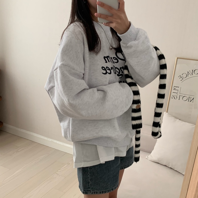 FROMJINI韓國直郵東大門代購女裝新款職業時尚24秋冬衛衣FROMJINI衛衣
