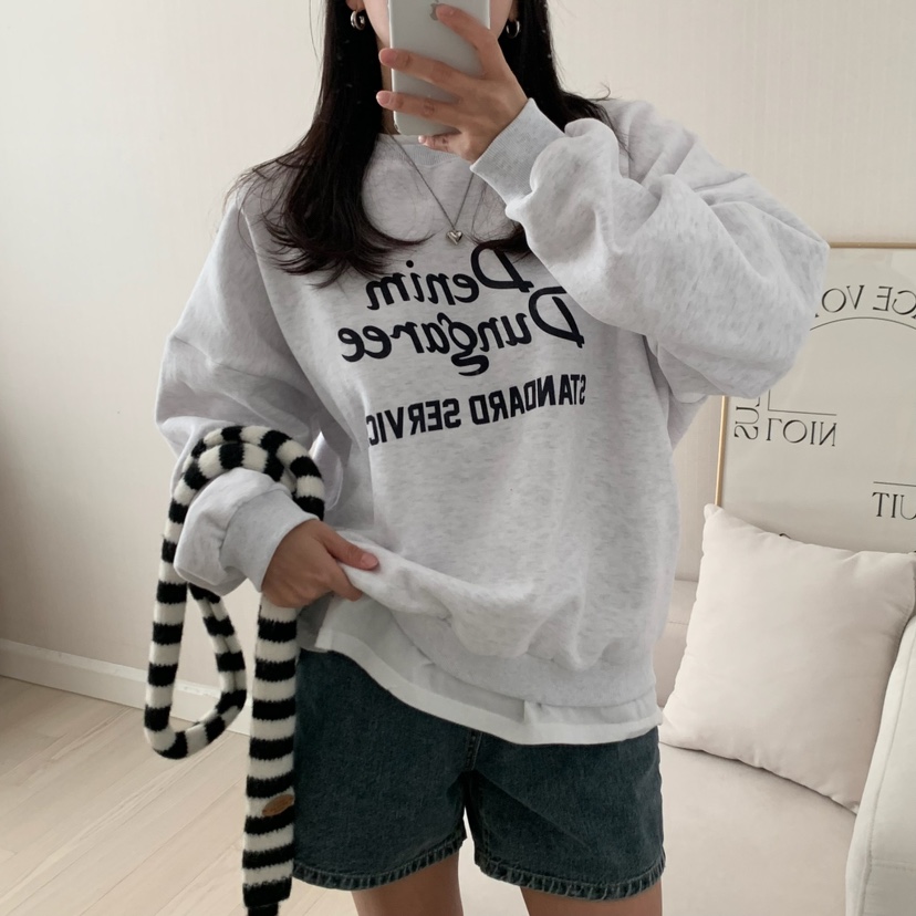 FROMJINI韓國直郵東大門代購女裝新款職業時尚24秋冬衛衣FROMJINI衛衣