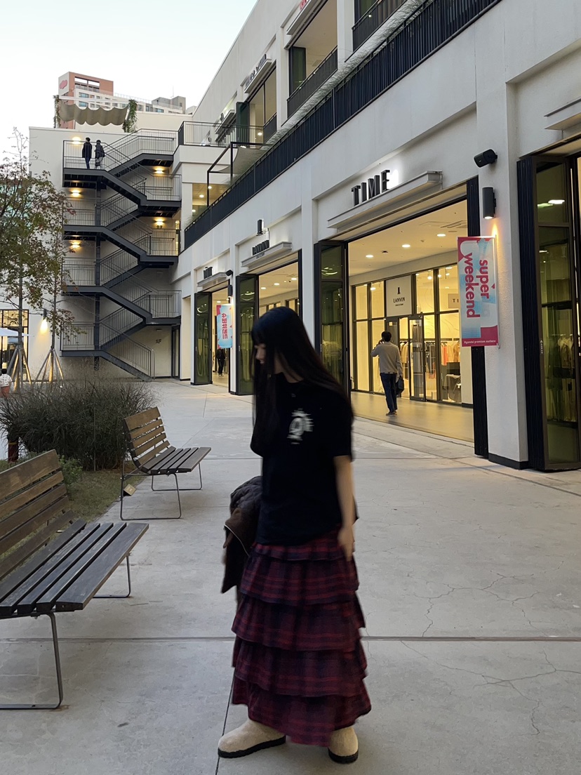 LUMEN-P直郵韓國代購女裝新款真品時尚休閑推薦職業人氣長裙LUMEN-P長裙