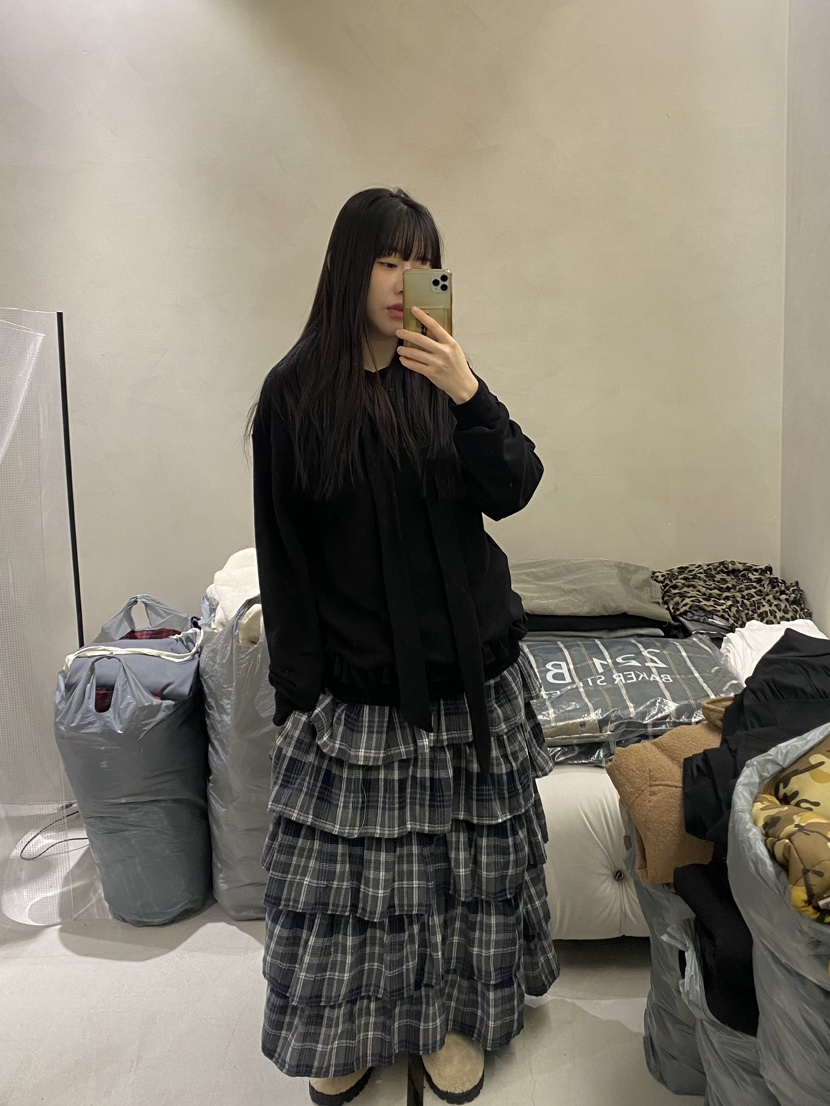 LUMEN-P直郵韓國代購女裝新款真品時尚休閑推薦職業人氣長裙LUMEN-P長裙