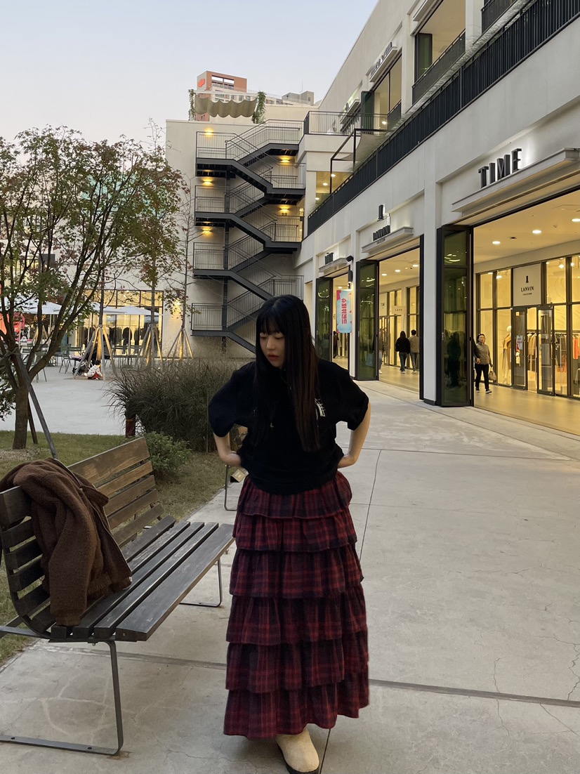 LUMEN-P直郵韓國代購女裝新款真品時尚休閑推薦職業人氣長裙LUMEN-P長裙圖色2