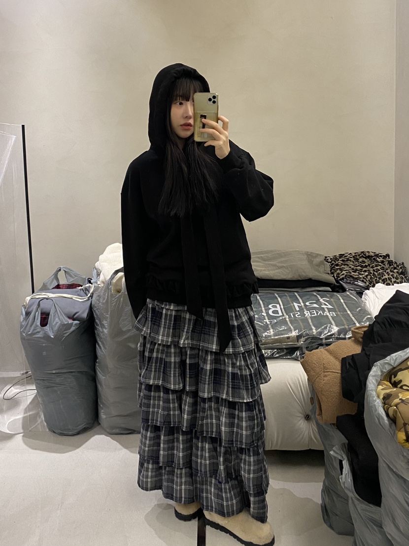 LUMEN-P直郵韓國代購女裝新款真品時尚休閑推薦職業人氣長裙LUMEN-P長裙圖色3