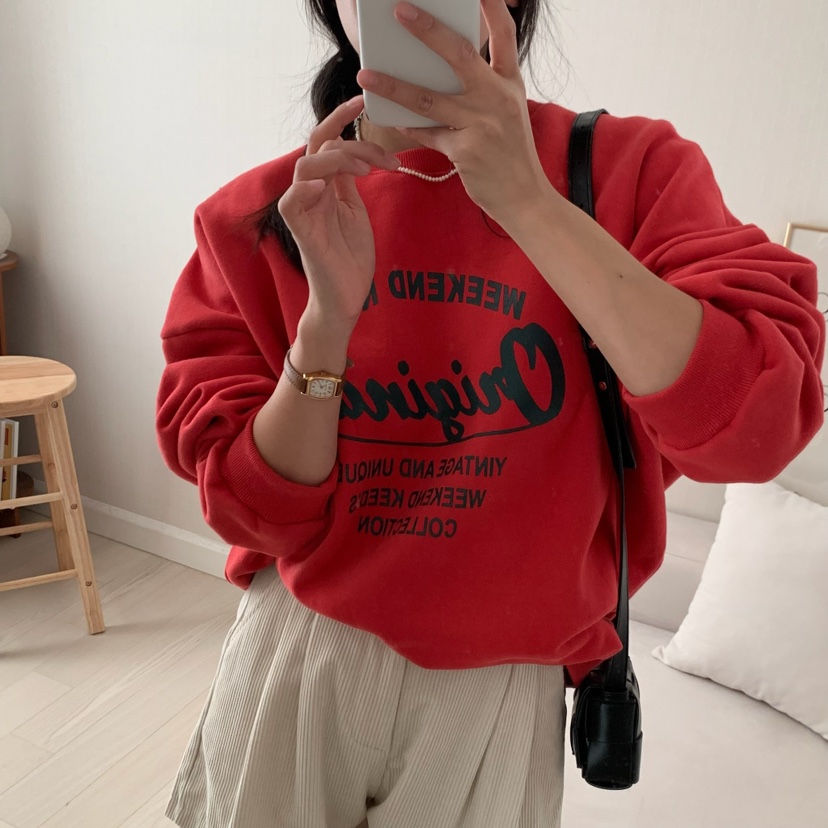FROMJINI直郵韓國代購女裝新款推薦真品職業休閑24秋冬衛衣FROMJINI衛衣