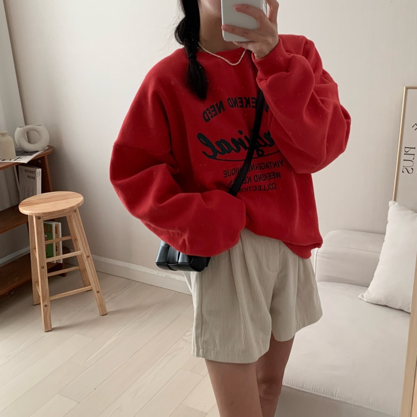 FROMJINI直郵韓國代購女裝新款推薦真品職業休閑24秋冬衛衣FROMJINI衛衣