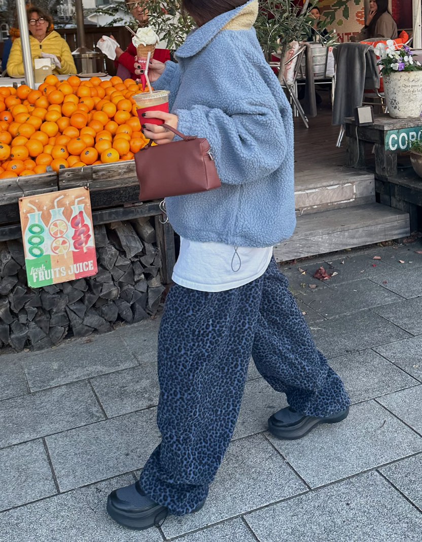 BYRING韓國直郵女裝新款人氣24秋冬職業休閑時尚休閑褲抓絨BYRING休閑褲