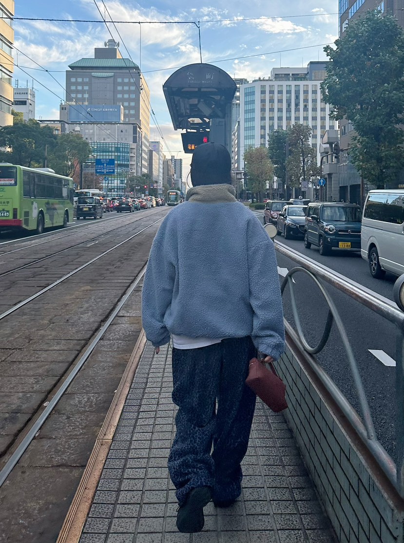 BYRING韓國直郵女裝新款人氣24秋冬職業休閑時尚休閑褲抓絨BYRING休閑褲