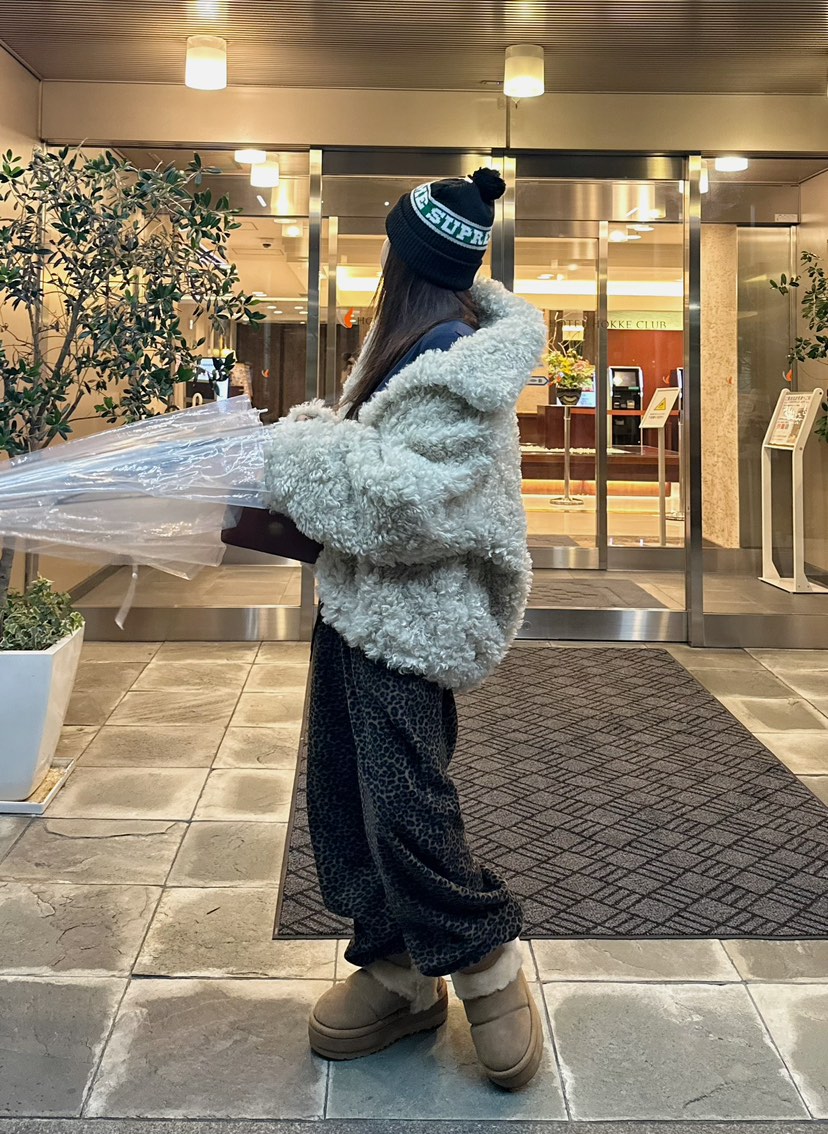 BYRING韓國直郵女裝新款人氣24秋冬職業休閑時尚休閑褲抓絨BYRING休閑褲