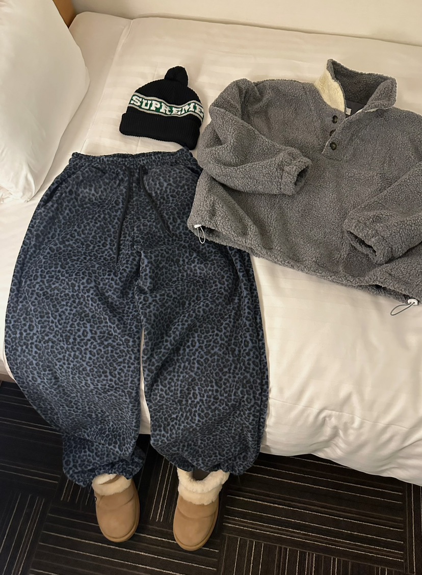 BYRING韓國直郵女裝新款人氣24秋冬職業休閑時尚休閑褲抓絨BYRING休閑褲