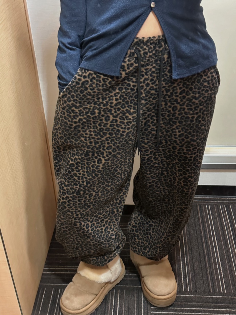 BYRING韓國直郵女裝新款人氣24秋冬職業休閑時尚休閑褲抓絨BYRING休閑褲圖色1