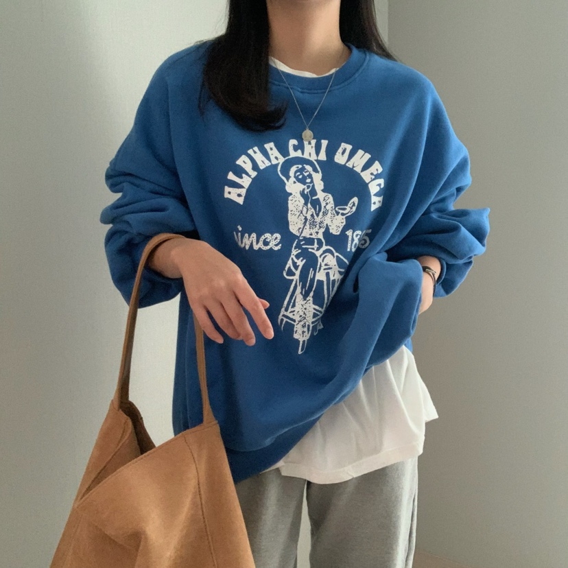 FROMJINI直郵韓國代購女裝新品24秋冬熱賣推薦時尚職業衛衣FROMJINI衛衣