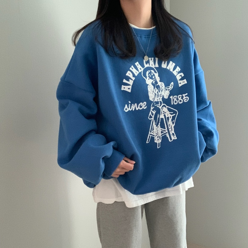 FROMJINI直郵韓國代購女裝新品24秋冬熱賣推薦時尚職業衛衣FROMJINI衛衣
