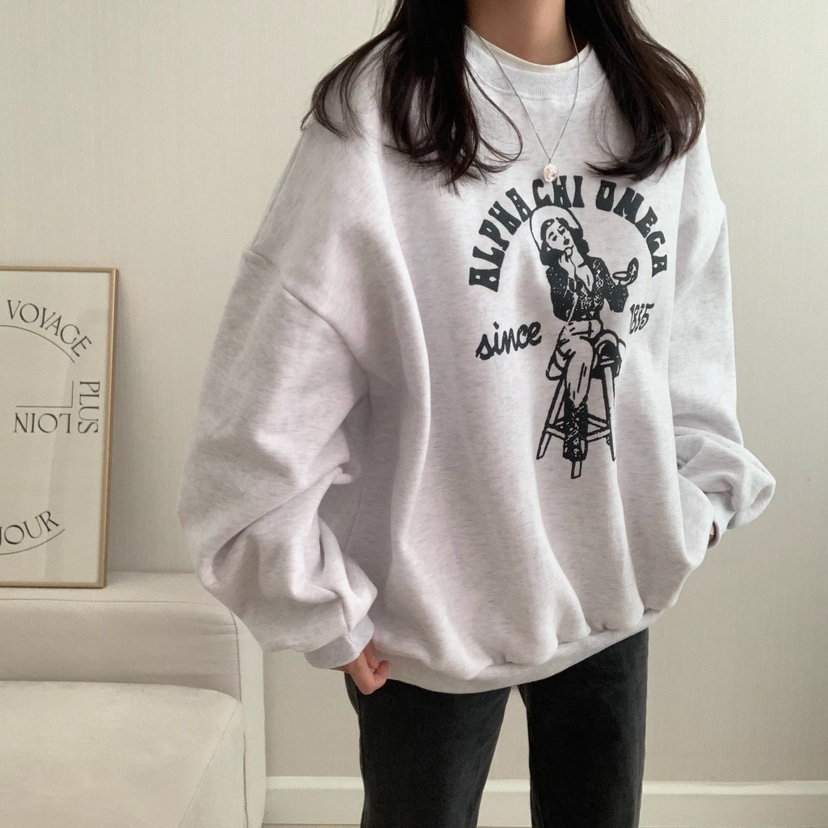 FROMJINI直郵韓國代購女裝新品24秋冬熱賣推薦時尚職業衛衣FROMJINI衛衣