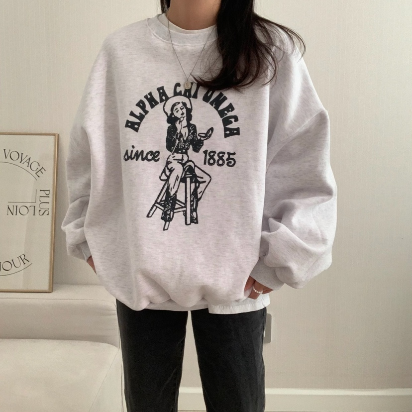 FROMJINI直郵韓國代購女裝新品24秋冬熱賣推薦時尚職業衛衣FROMJINI衛衣圖色2