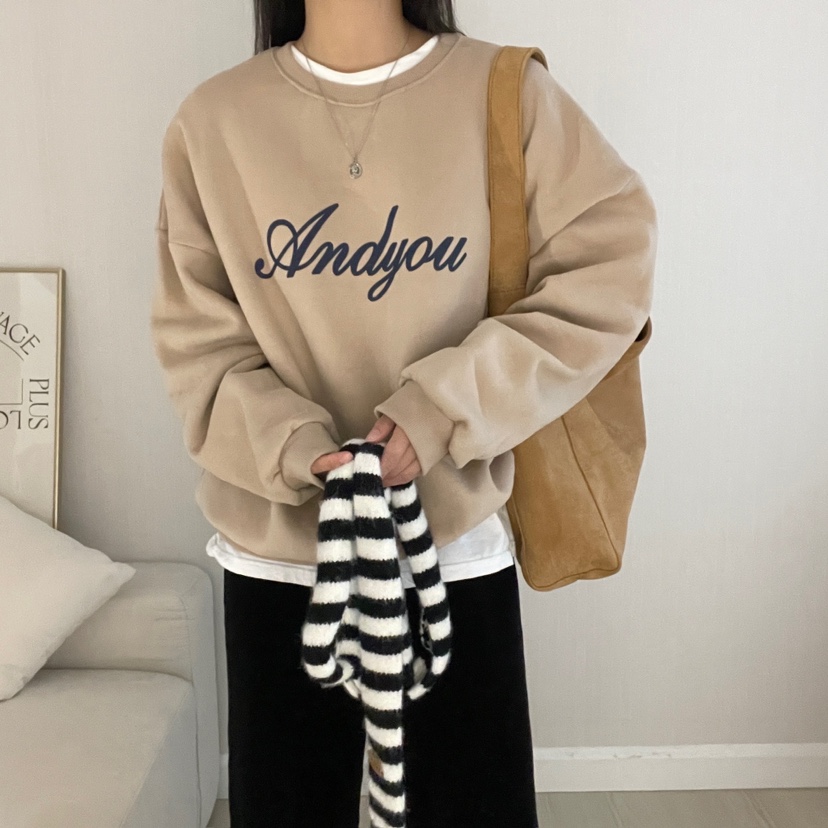 FROMJINI韓國直郵女裝新品熱賣真品推薦職業時尚休閑24秋冬衛衣FROMJINI衛衣