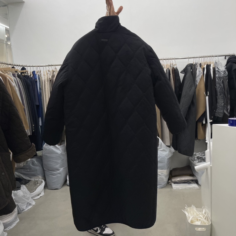 IDEE-A韓國直郵東大門代購女裝新品休閑推薦中長款大衣填充IDEE-A中長款大衣