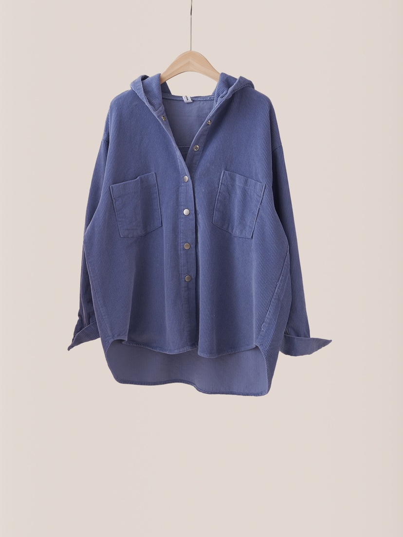 DANGARA韓國直郵東大門實拍女裝新品24秋冬襯衫蕾絲衫連帽DANGARA襯衫/蕾絲衫圖色3