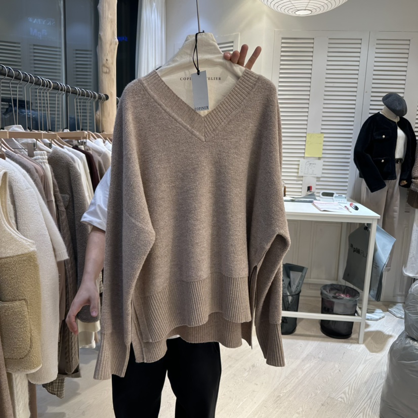 Copiner韓國直郵東大門代購女裝新款真品時尚熱賣休閑職業毛衣COPINER毛衣圖色1
