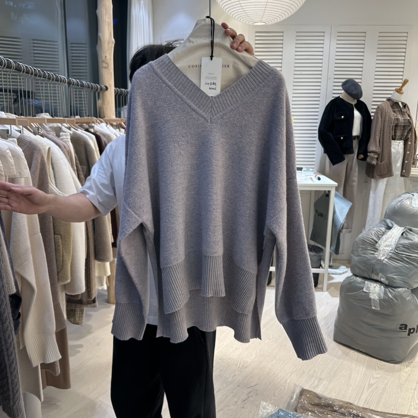 Copiner韓國直郵東大門代購女裝新款真品時尚熱賣休閑職業毛衣COPINER毛衣圖色2
