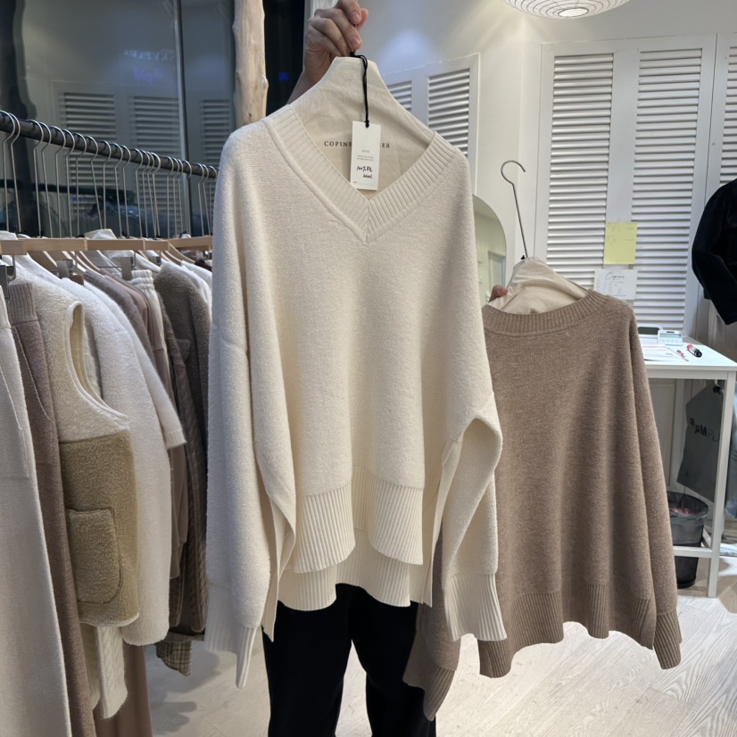 Copiner韓國直郵東大門代購女裝新款真品時尚熱賣休閑職業毛衣COPINER毛衣圖色4