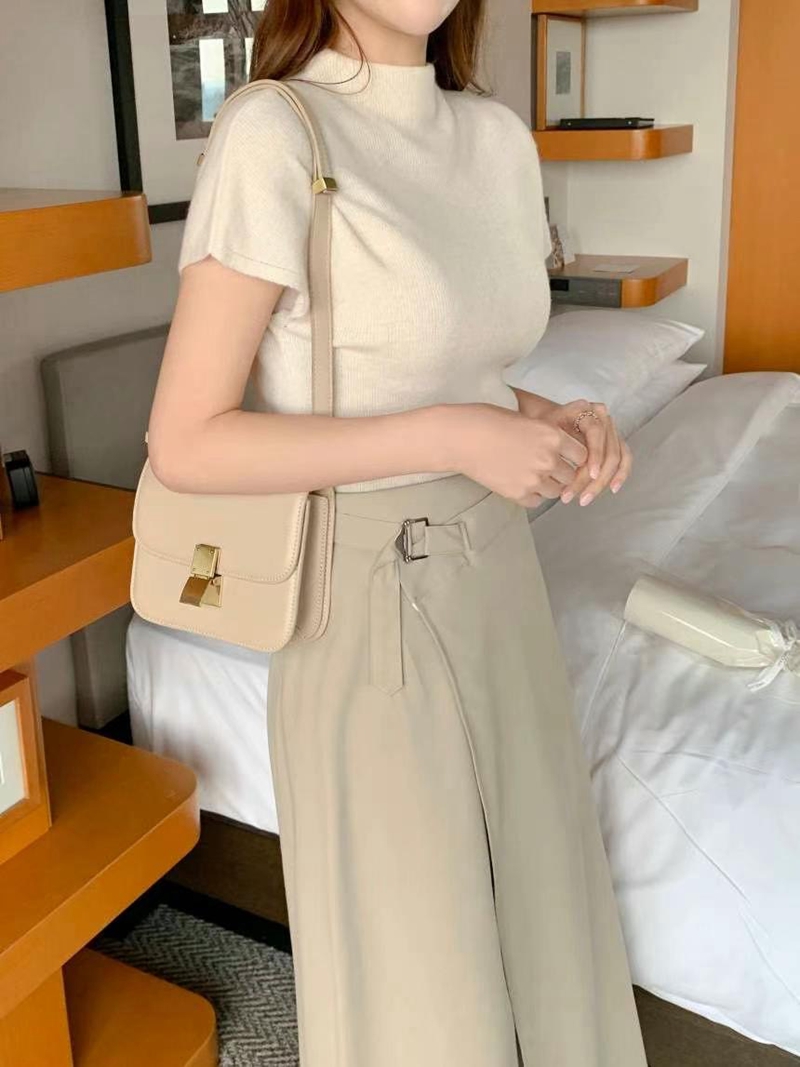 ELROI韓國直郵東大門實拍女裝新品職業熱賣時尚真品24秋冬長裙ELROI-2件起長裙