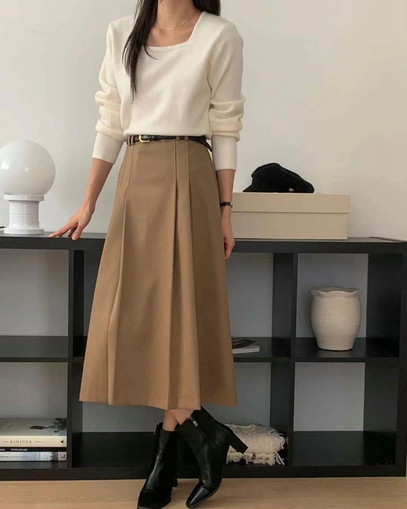 ELROI韓國直郵東大門代購女裝新款職業時尚真品人氣推薦長裙ELROI-2件起長裙