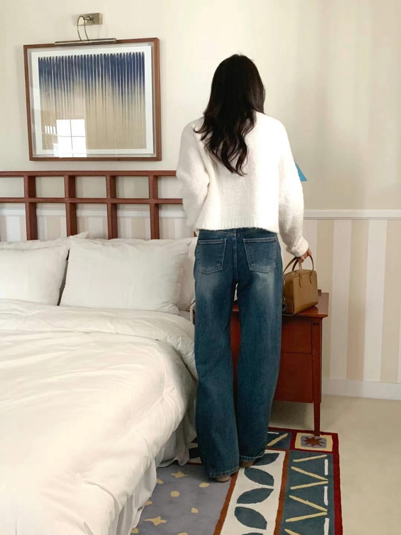 INDIGO直郵韓國代購女裝新款熱賣推薦時尚人氣職業休閑牛仔褲INDIGO牛仔褲