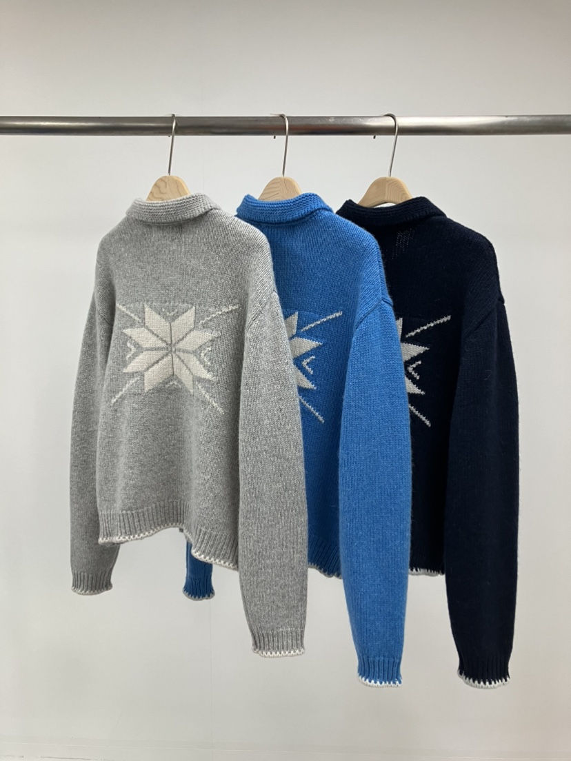 ROMANTICIZE韓國直郵女裝新款時尚推薦職業真品24秋冬針織衫拉鏈ROMANTICIZE針織衫