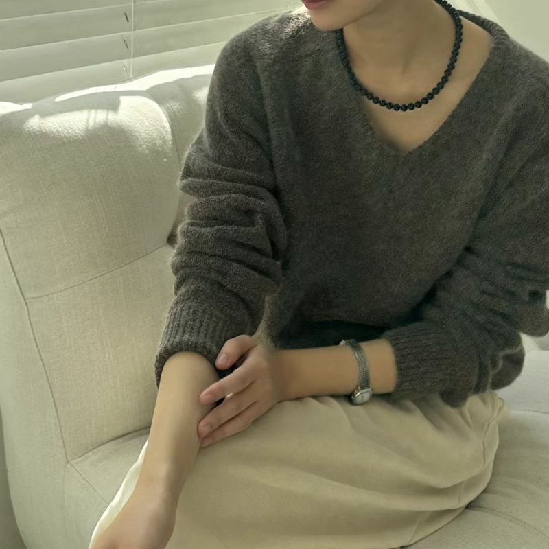 VIVAGLAM-비바글램-T韓國直郵東大門實拍女裝新品人氣針織衫安哥拉VIVAGLAM針織衫圖色3