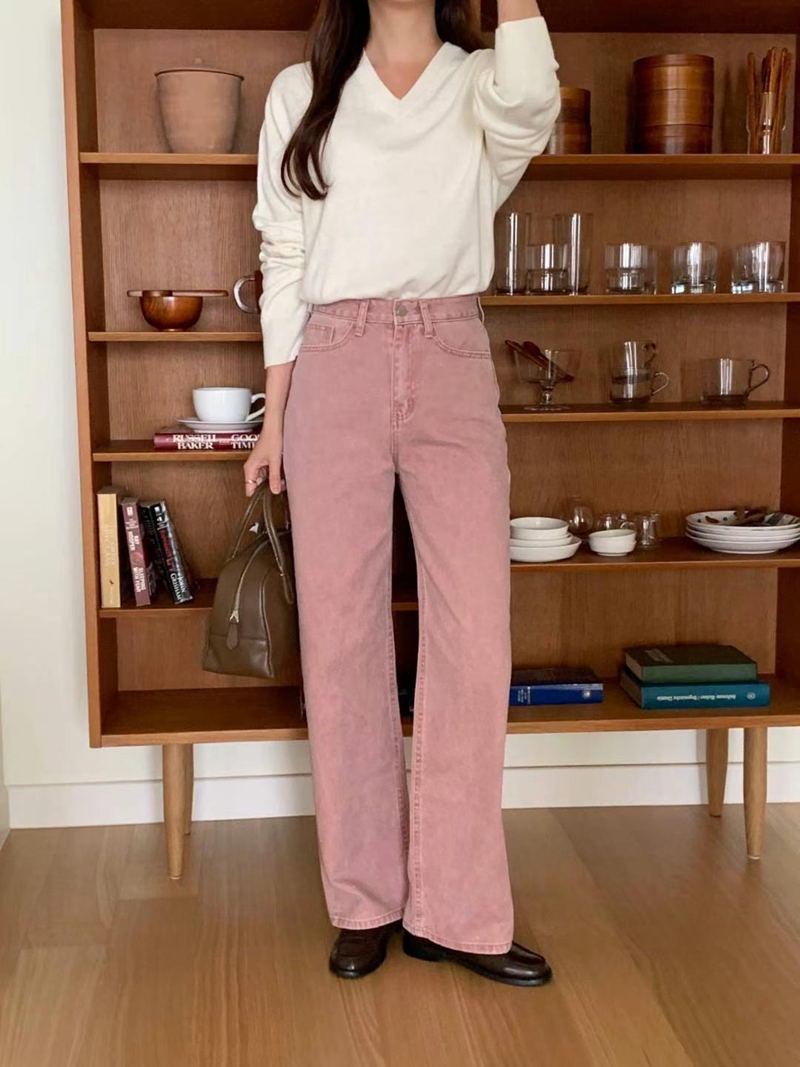 INDIGO直郵韓國代購女裝新品時尚職業推薦真品人氣熱賣牛仔褲INDIGO牛仔褲