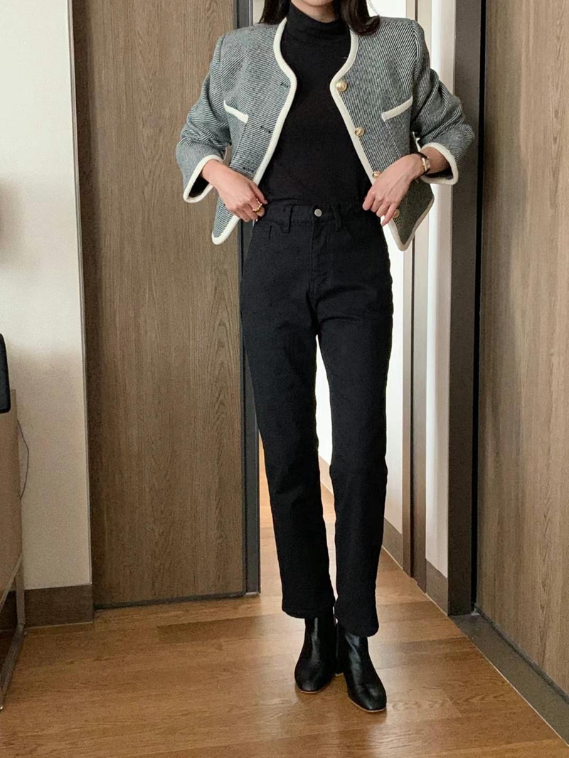 INDIGO韓國直郵東大門代購女裝新款職業熱賣24秋冬真品休閑褲INDIGO休閑褲