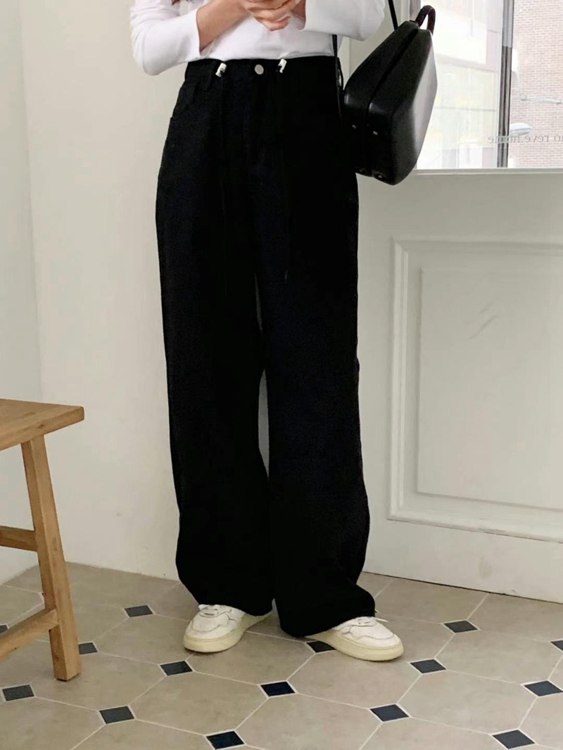 INDIGO韓國直郵東大門實拍女裝新品人氣時尚24秋冬真品休閑褲INDIGO休閑褲圖色2