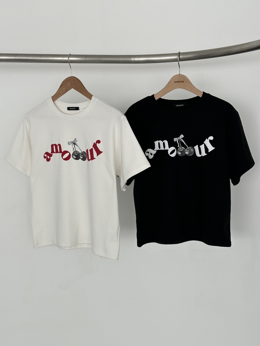 INSSENSE-A直郵韓國代購女裝新品24秋冬熱賣真品職業人氣T恤INSSENSE-AT恤